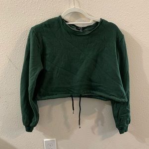 Crop sweat shirt